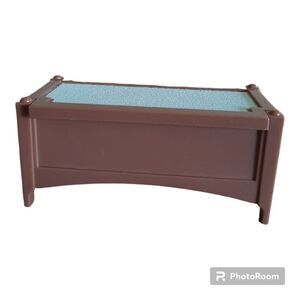 Fisher Price Loving Family Dollhouse Brown Blue Hope Chest Trunk